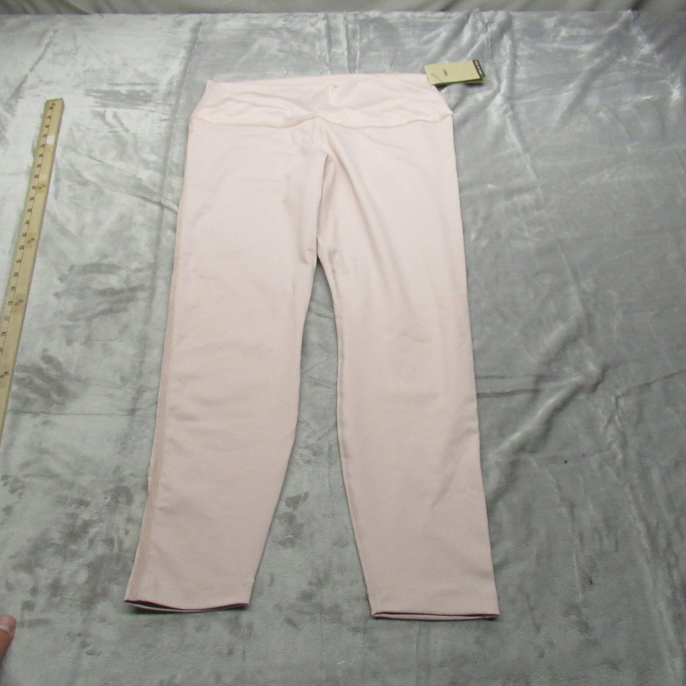 Nike Yoga Leggings Womens‎ XL Light Pink 7/8 Length Training High Rise 30x25 NEW